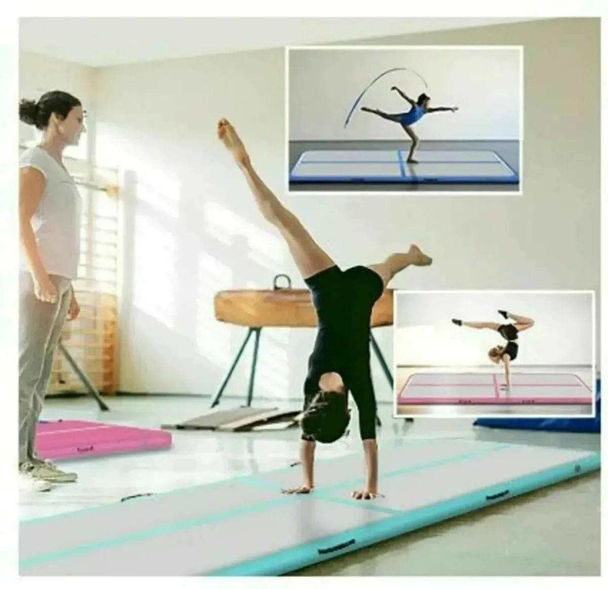 Inflatable Gymnastics Air Mat 4 Inch Thickness - Image 3