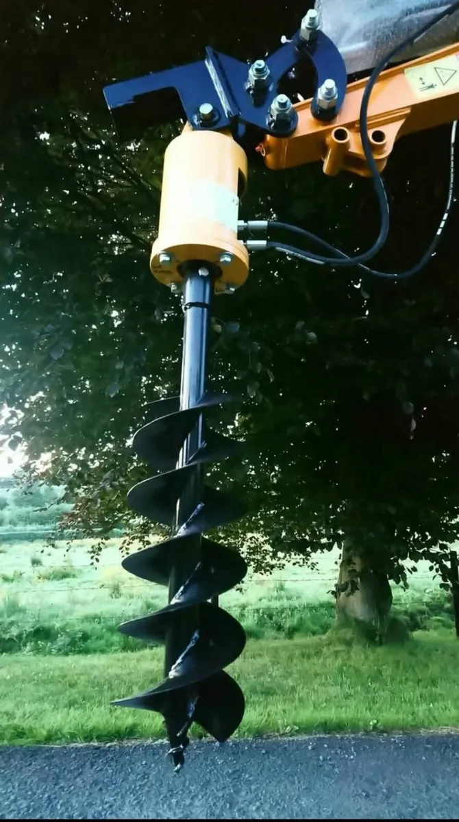 NEW MINI MICRO DIGGER  800mm AUGER POST HOLE BORER - Image 1