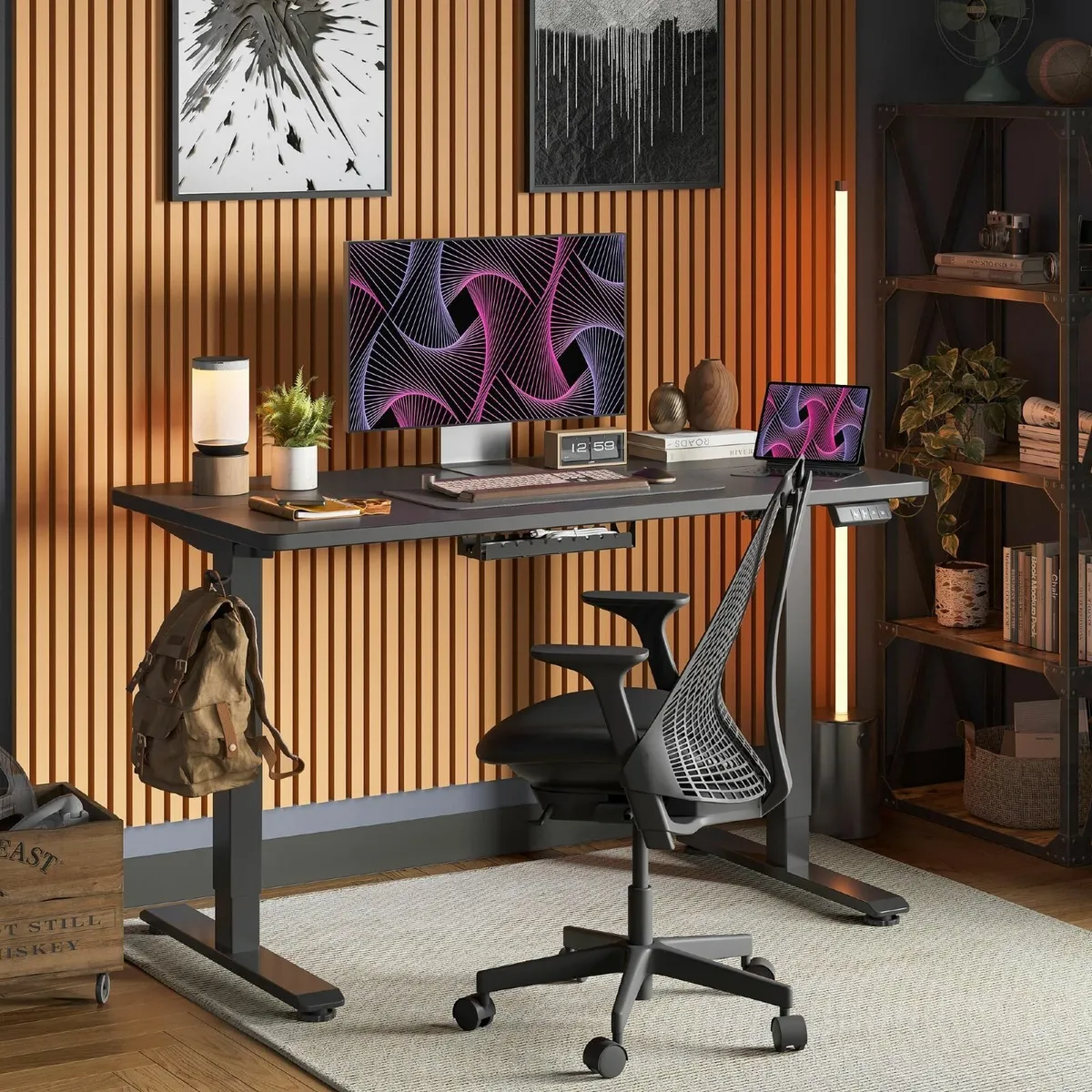 Height Adjustable Electric Standing Desk - 100x60 - Image 2