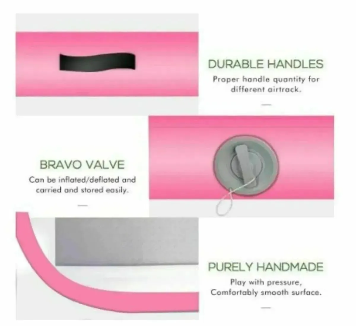 Gymnastics Inflatable Air Mat 4 Inch Thick - Image 3