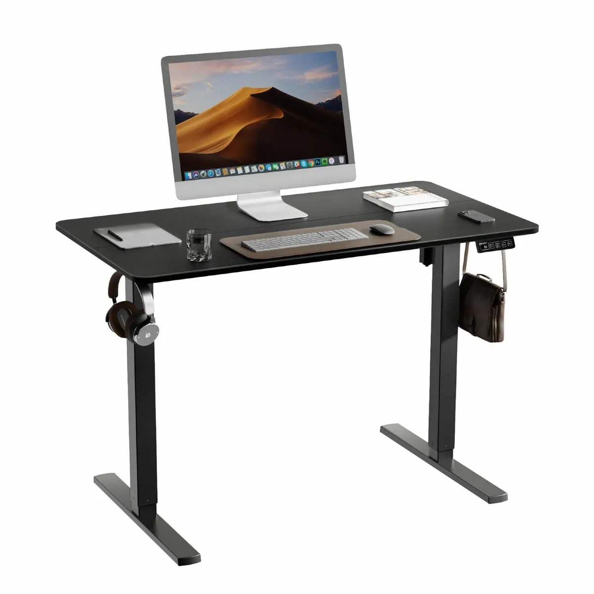 Electric Standing Desk 110x60cm Height Adjustable - Image 1