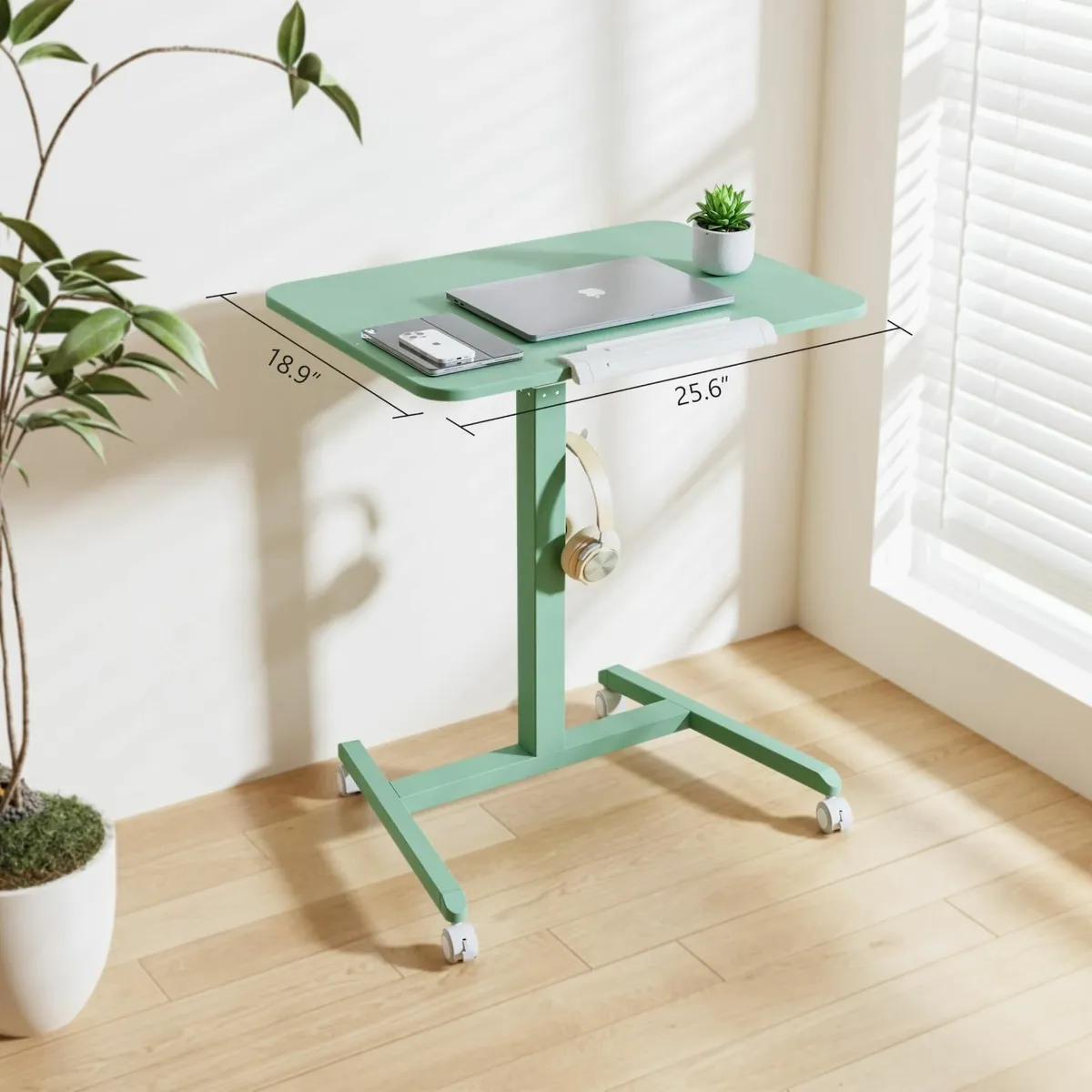 Mobile Standing Desk with 90degrees Tiltable - Image 2