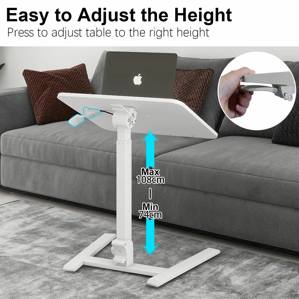 Adjustable Height Small Standing Desk Foldable - Image 3