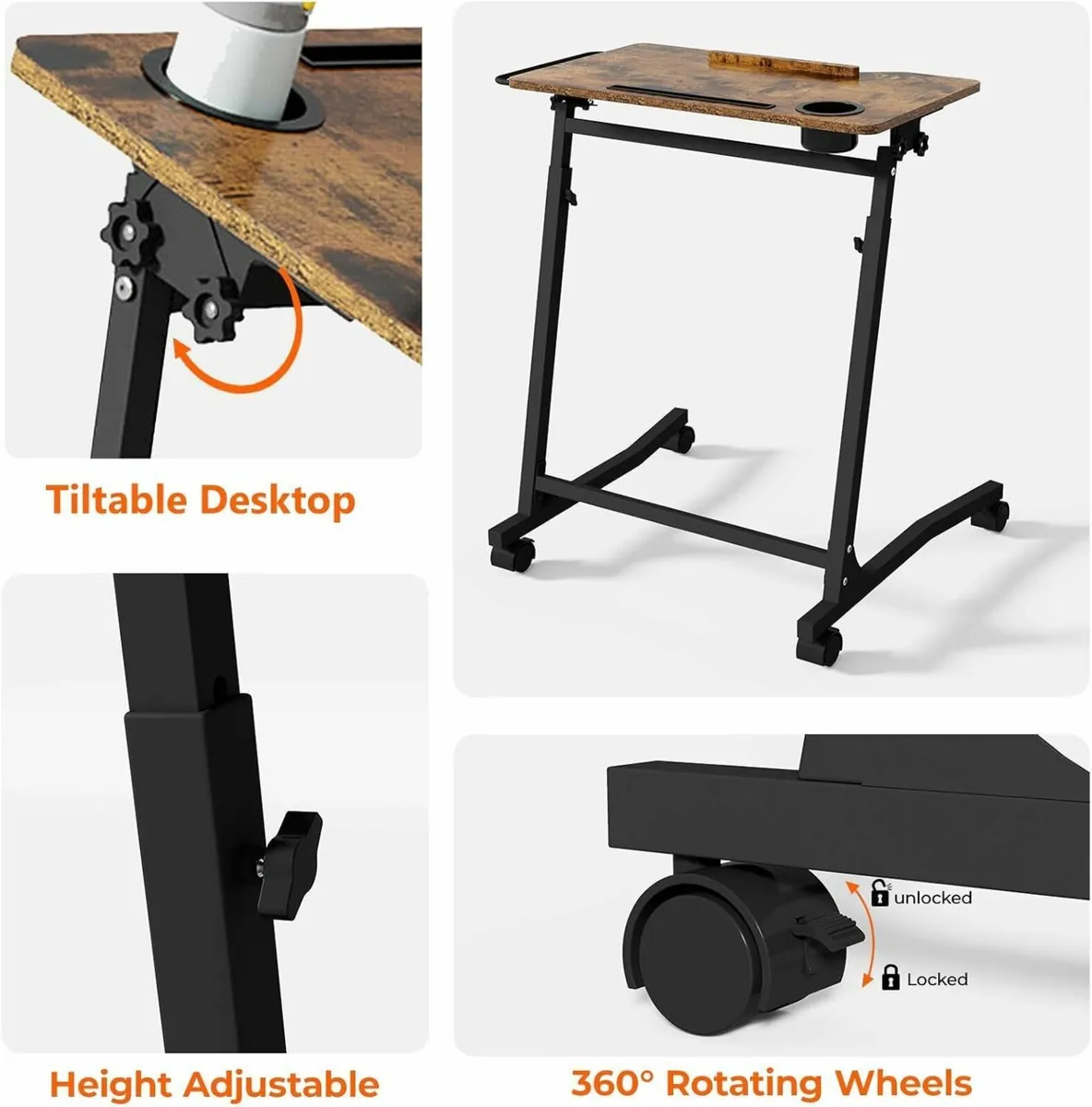 Bike Trainer Desk Height Adjustable Treadmill - Image 4