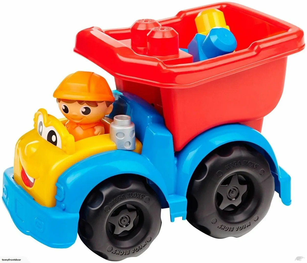 MEGA BLOKS Dylan Dump Truck transporter car lorry - Image 1