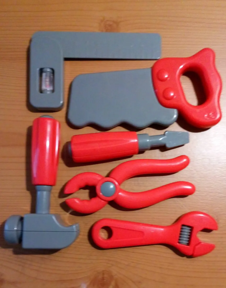 Kids multi toolset toddler toolbox workbench saw - Image 1