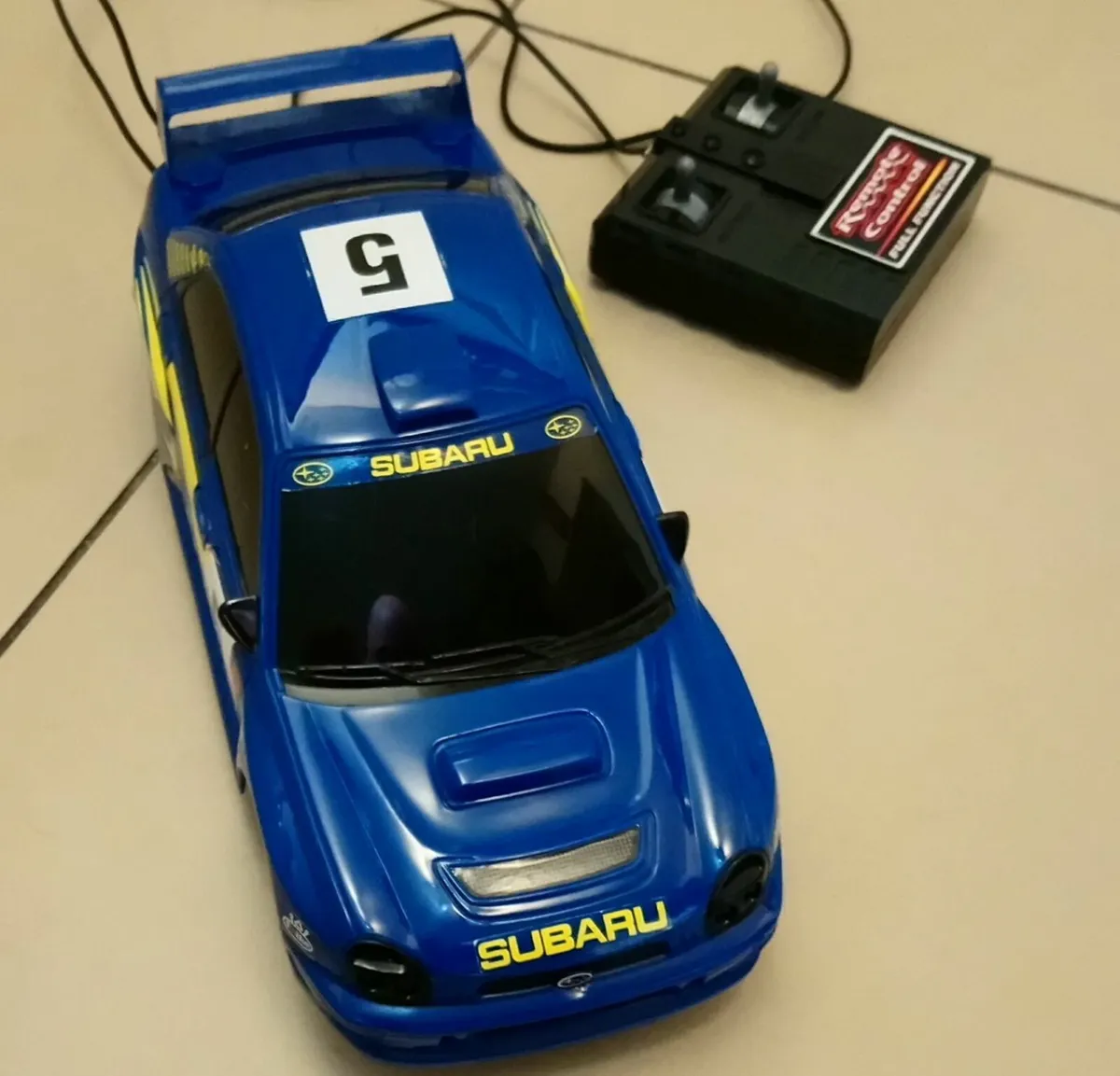 Remote control Subaru racing car with lights RC - Image 1