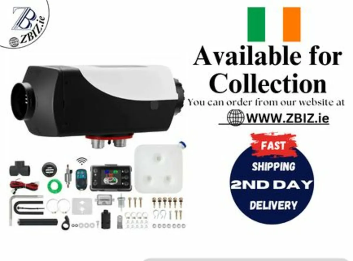 Diesel Air Heater 12V 2/8KW No Adapter - Image 1