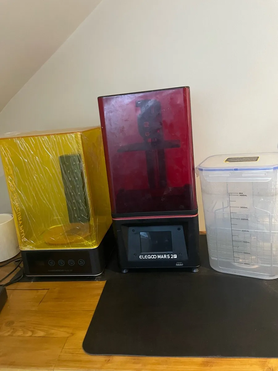 3d resin printer & wash/cure station