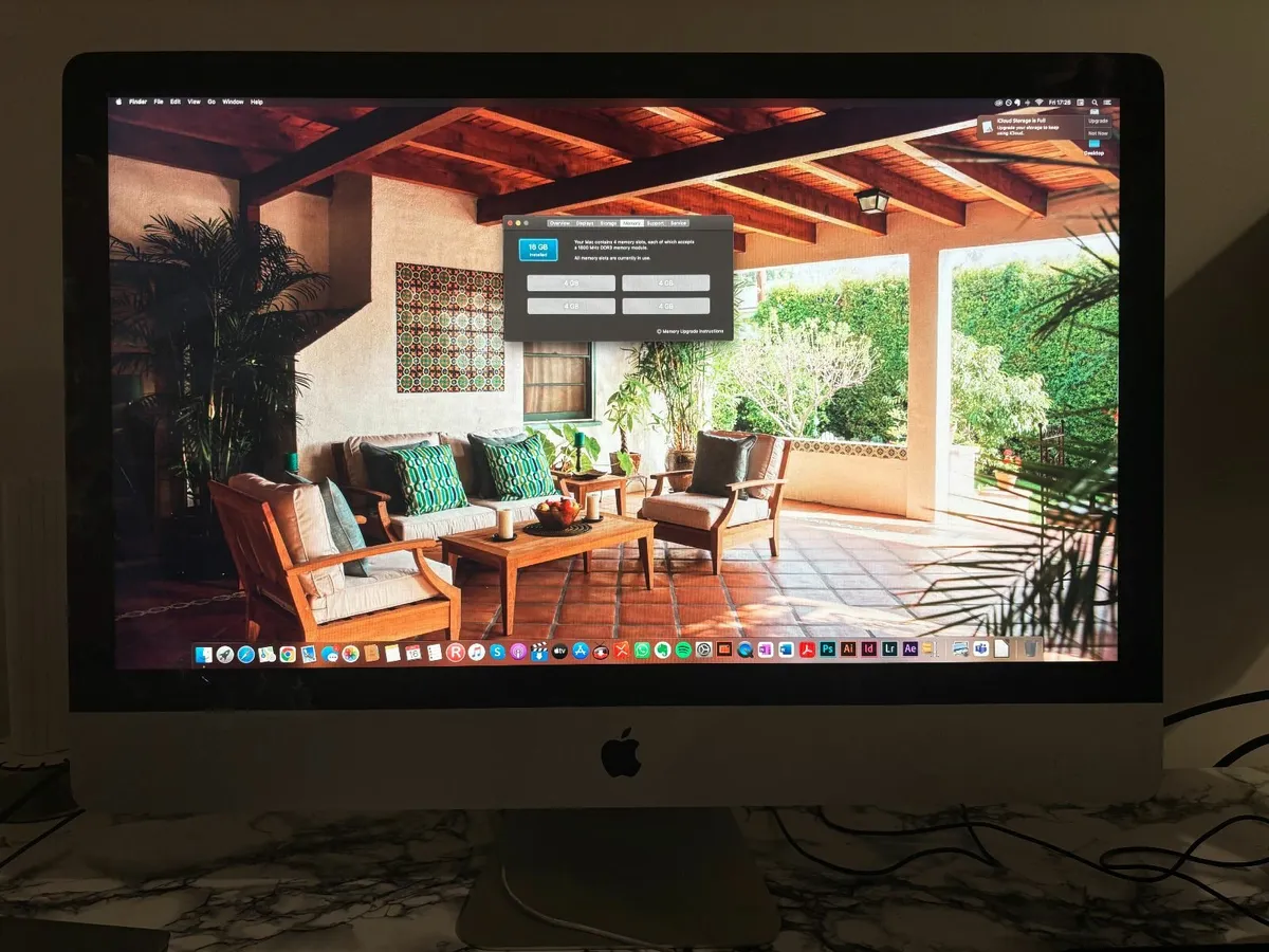 Apple iMac 27″ – Intel i5 / 16 GB RAM / 1 TB HDD - Image 4