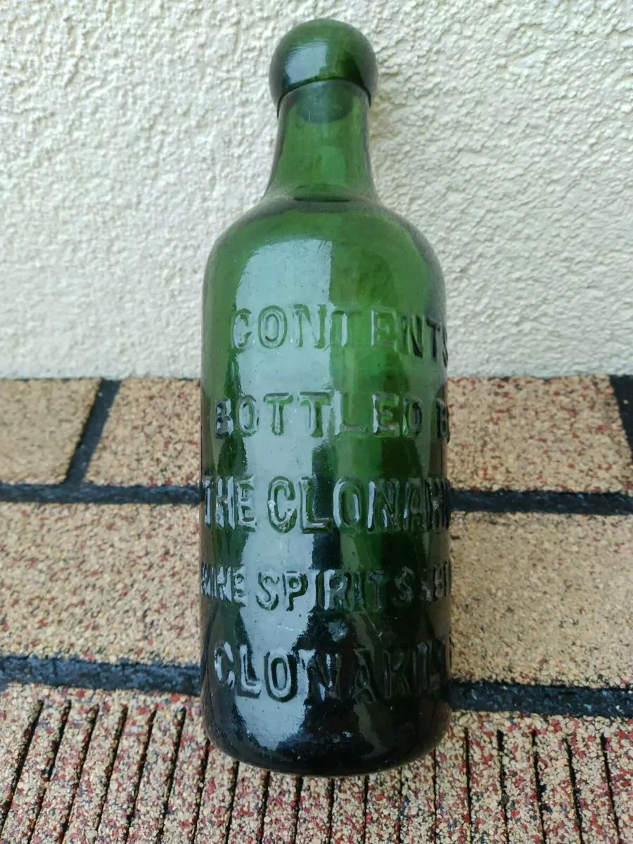 Antique 1919 embossed Clonality bottle - Image 1