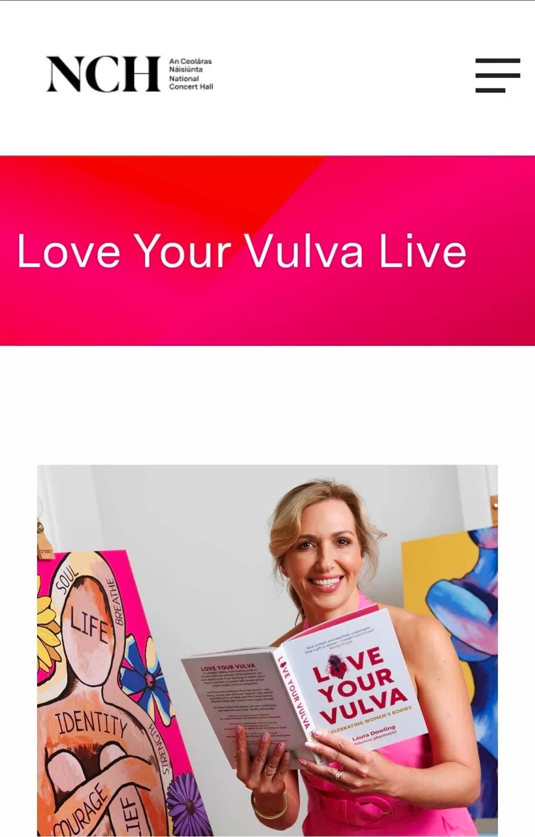 3 tickets for Love Your Vulva - NCH Dublin