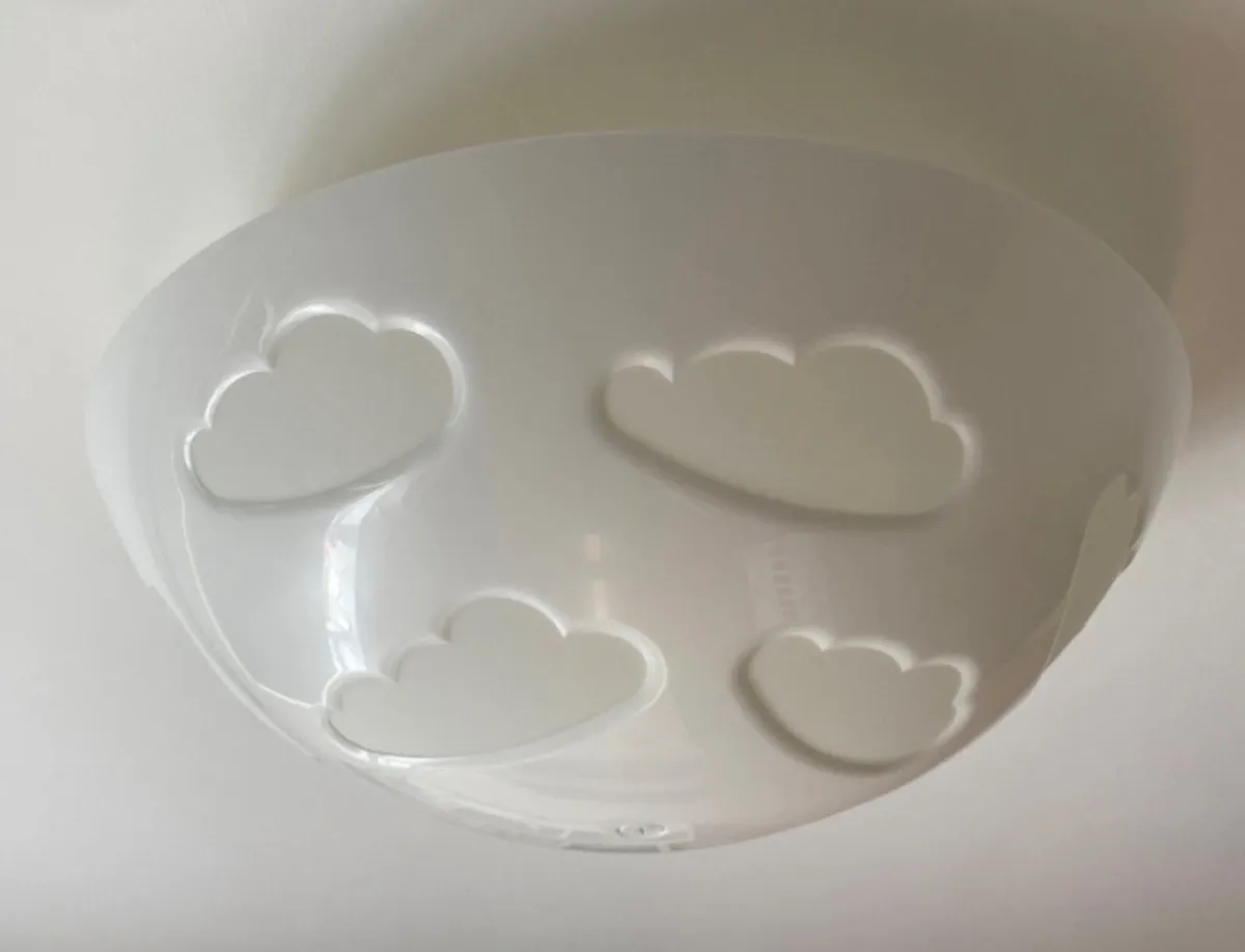IKEA White Cloud Skojig Lamp (vintage) - Image 1