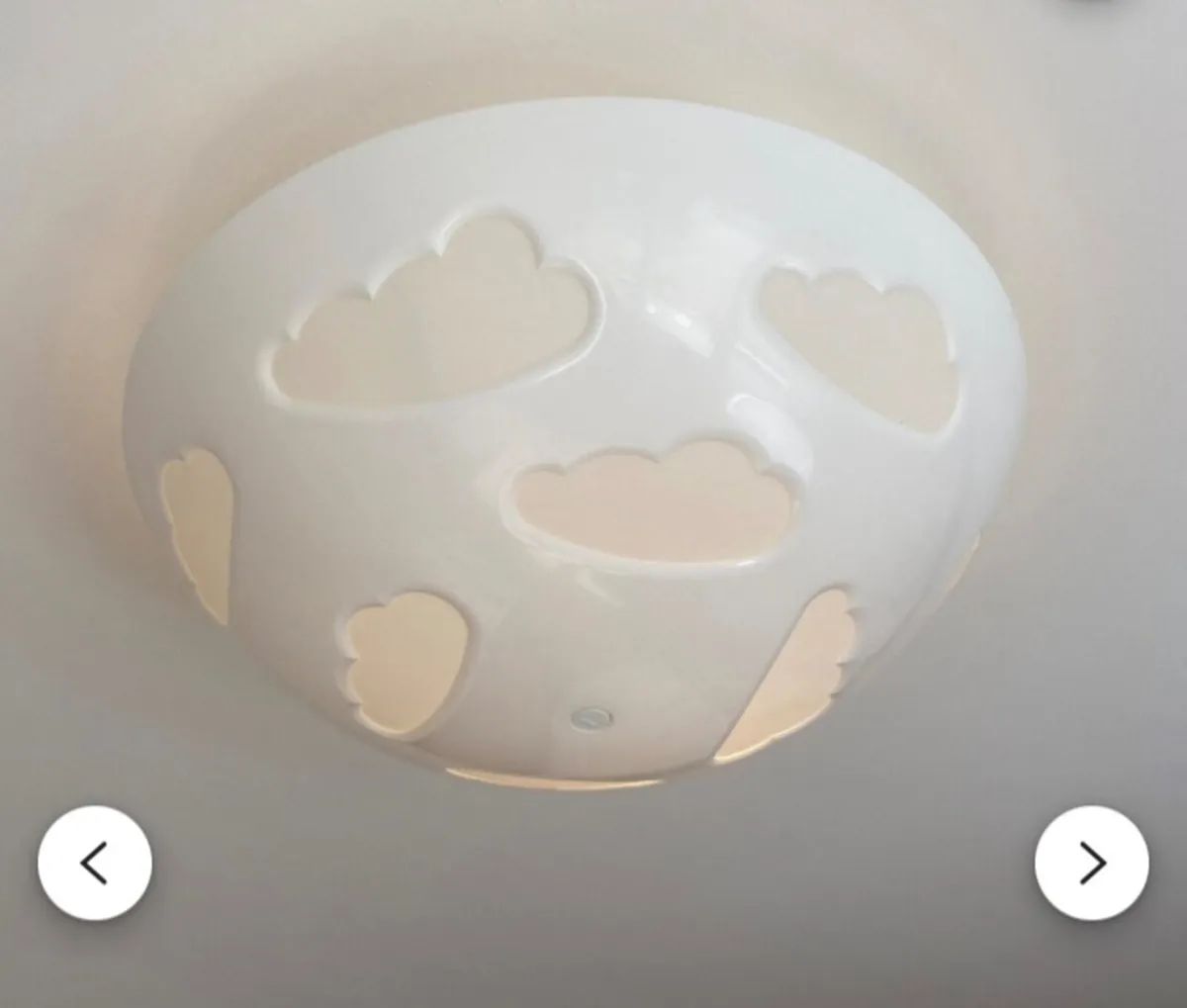 IKEA White Cloud Skojig Lamp (vintage) - Image 2