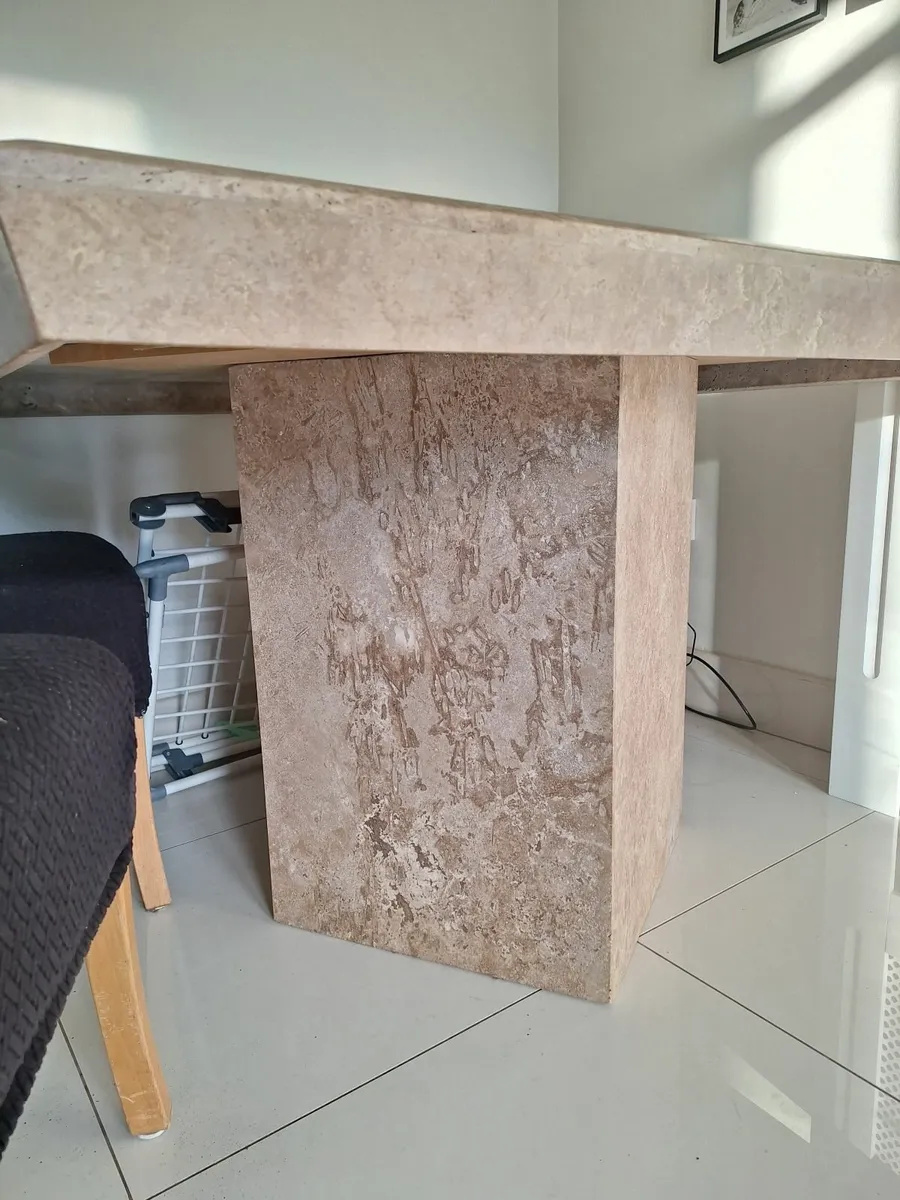 Marble Dining table and 4 Chairs - Image 3