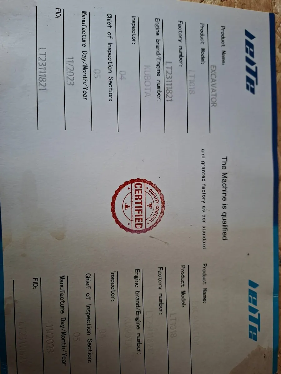 Kubotta engine, Kubota hydraulic sistem - Image 2