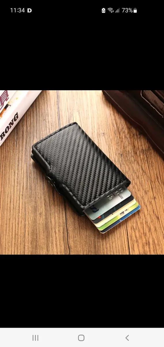 Anti Theft Card Wallets with Zipped Coin Pocket - Image 4