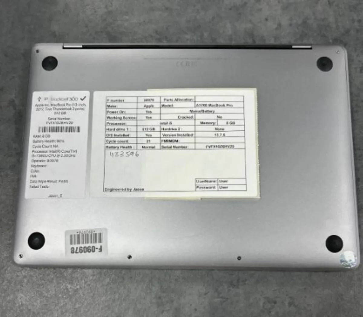 2017 Apple Macbook Pro 13 I5 2.30ghz 8GB 512GB SSD - Image 4