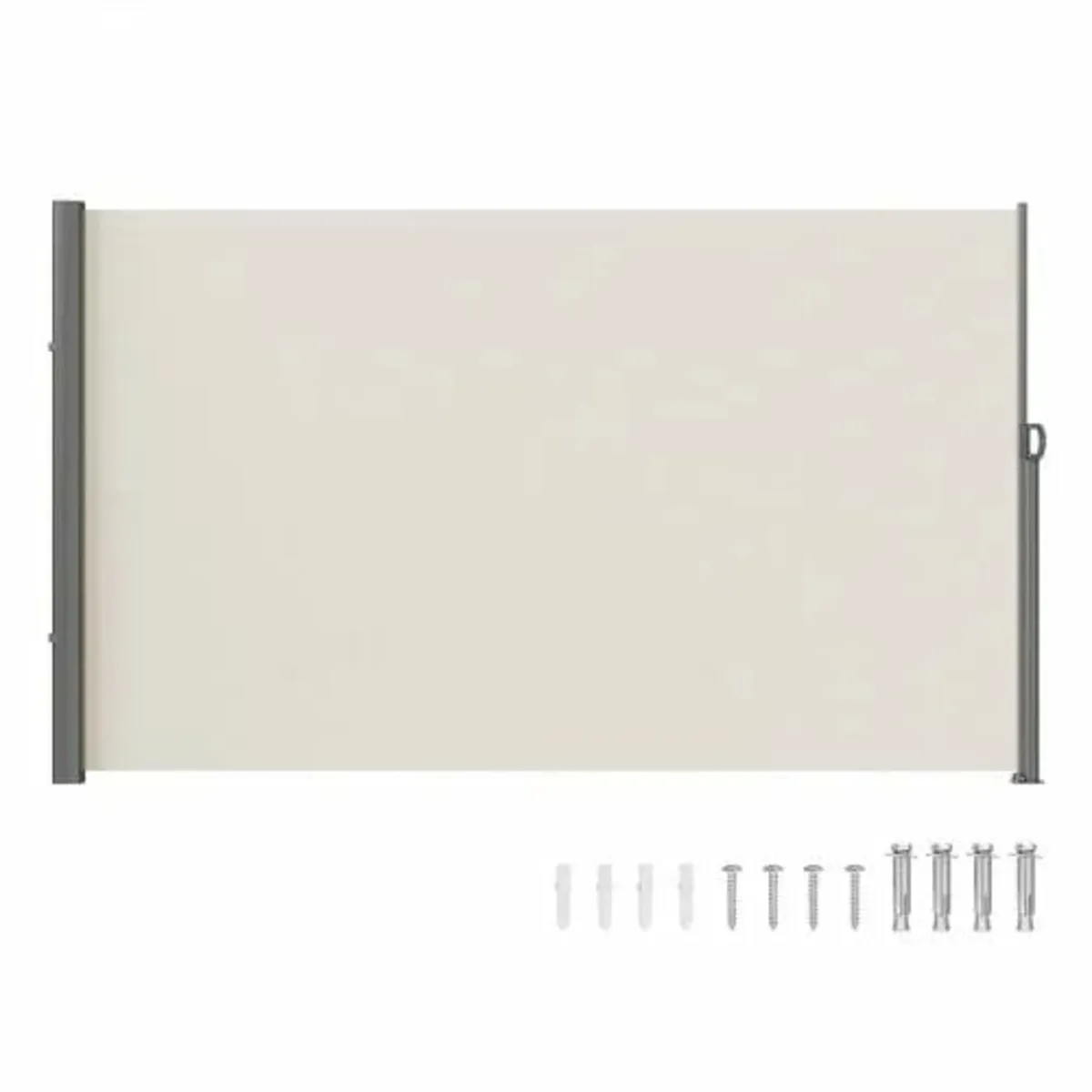 Retractable Side Awning, 63''x 118'' Outdoor Priva - Image 1