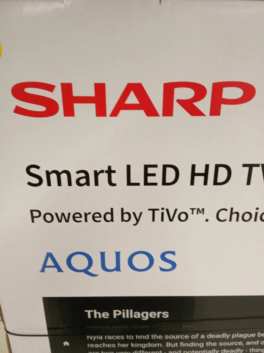 Brand new sharp 32 inch smart TV