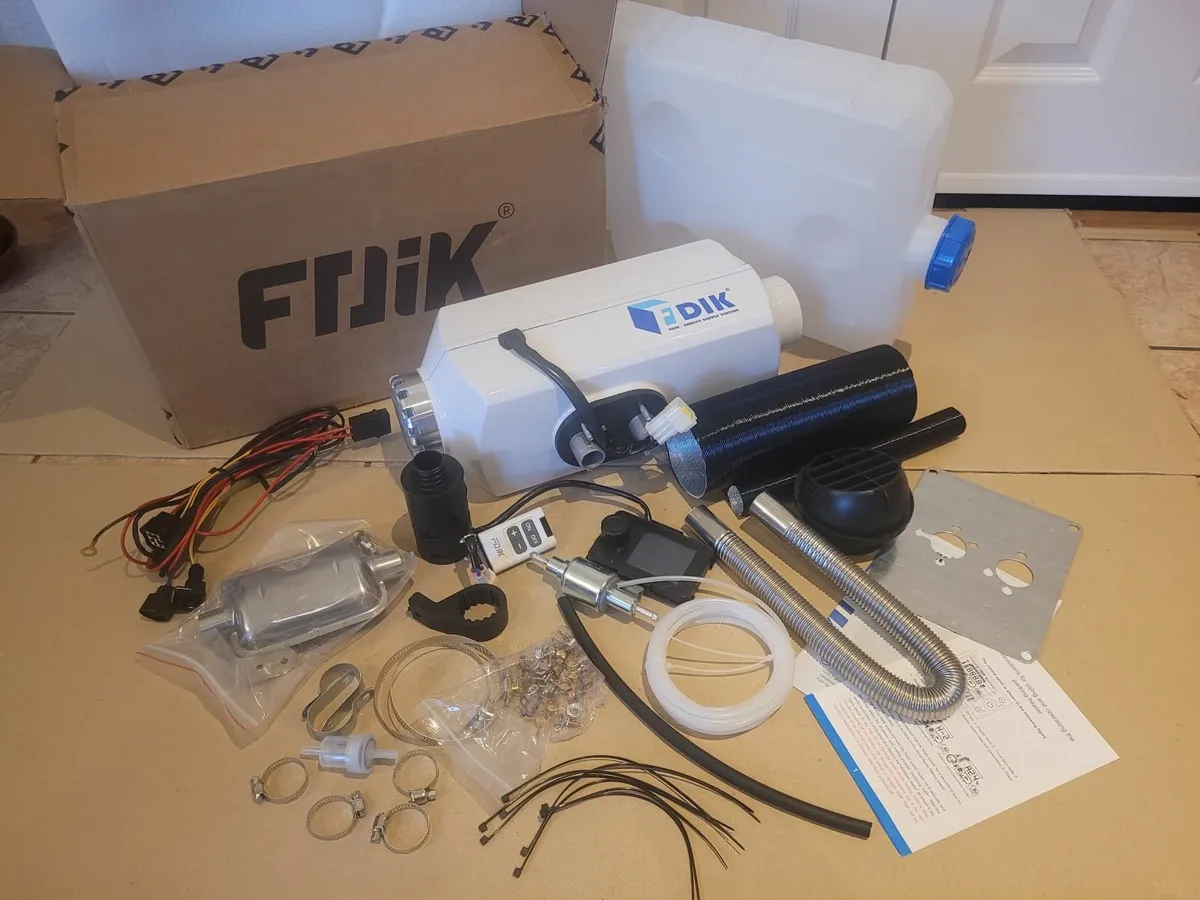 Diesel heater with ALUMINUM shell, App, Timer, - Image 1