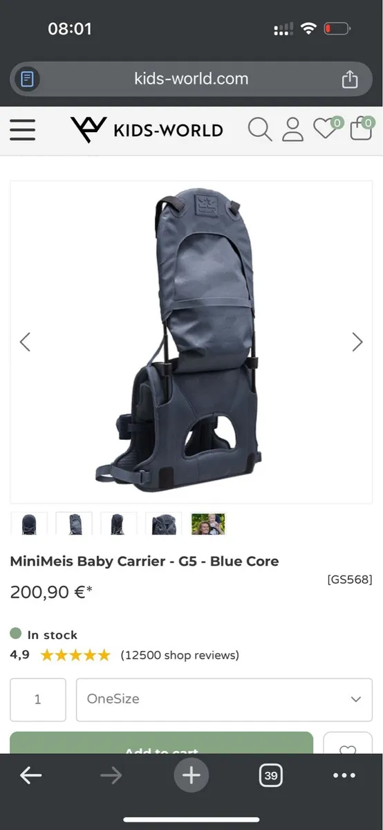 G5 Baby Carrier - Image 2