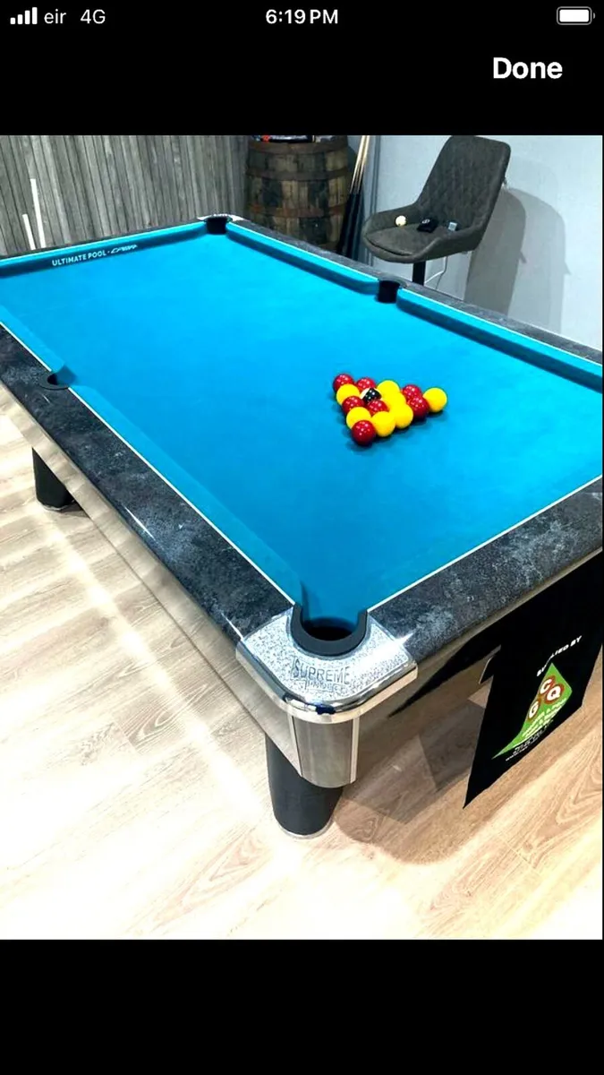 Supreme pro Pool table - Image 1