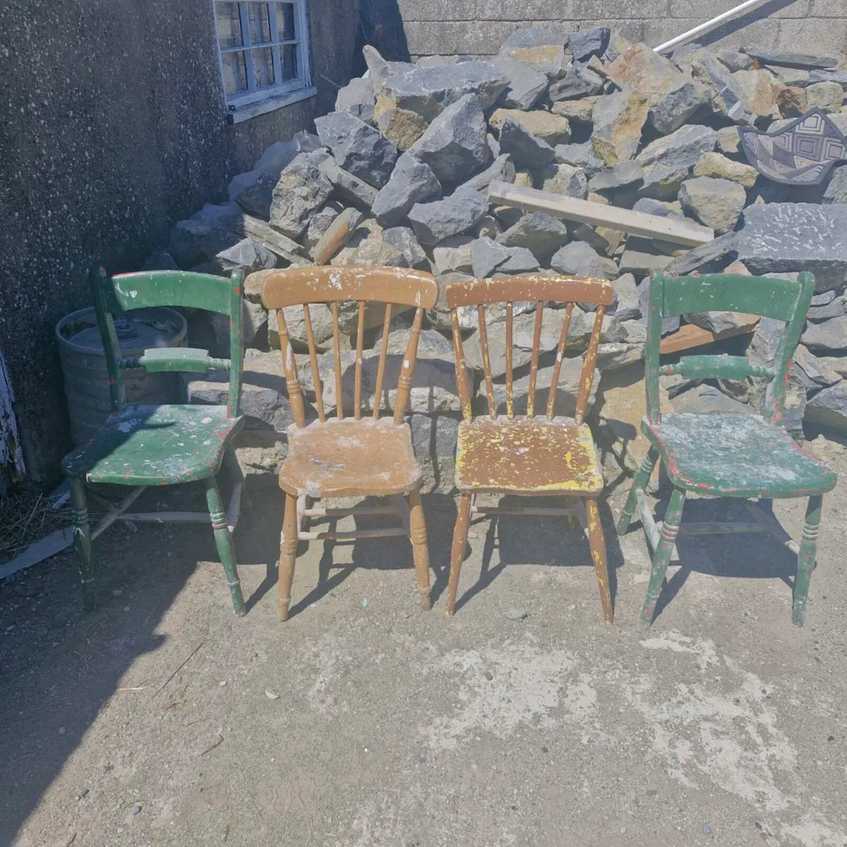 Old  Style  kitchen Chairs - Image 1