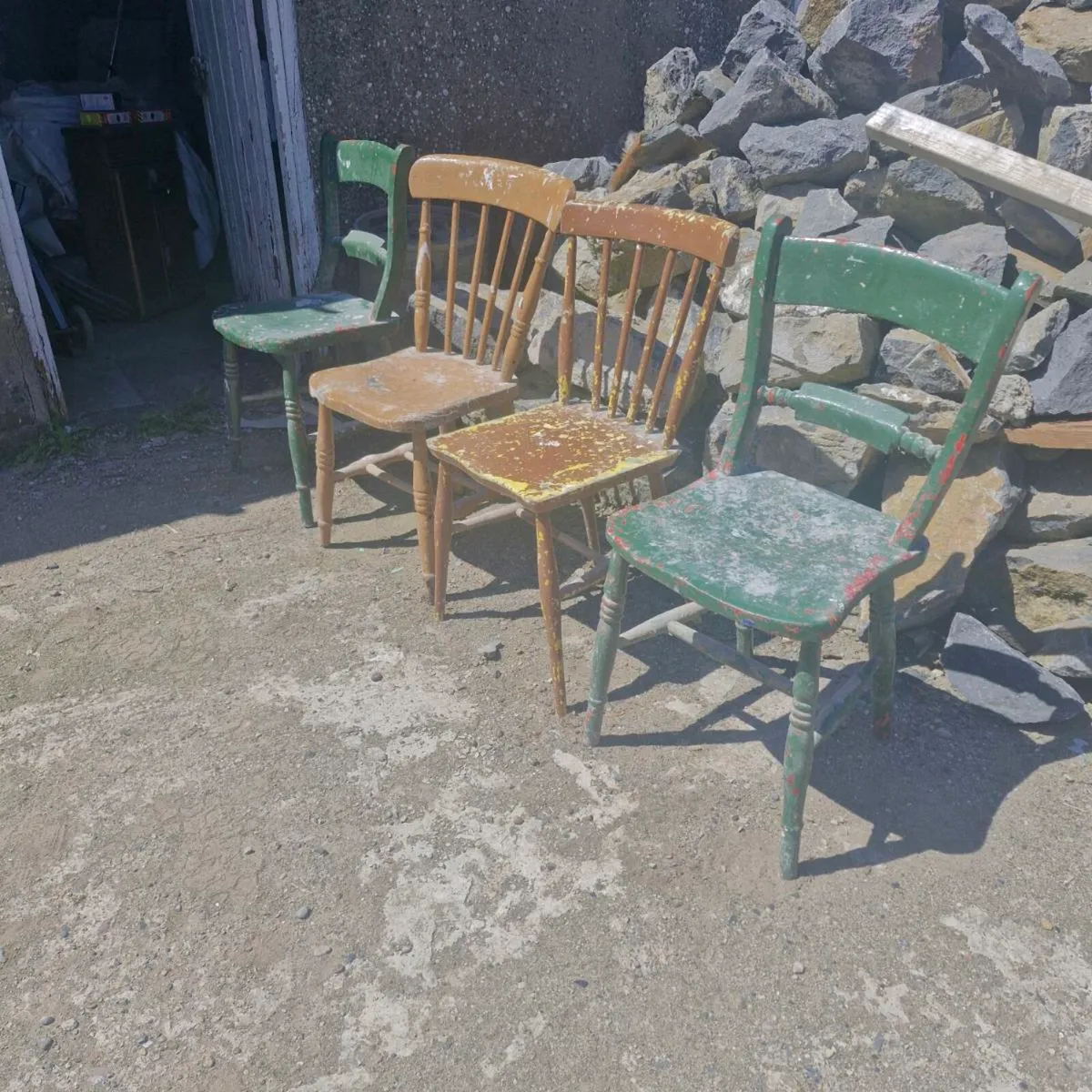 Old  Style  kitchen Chairs - Image 2