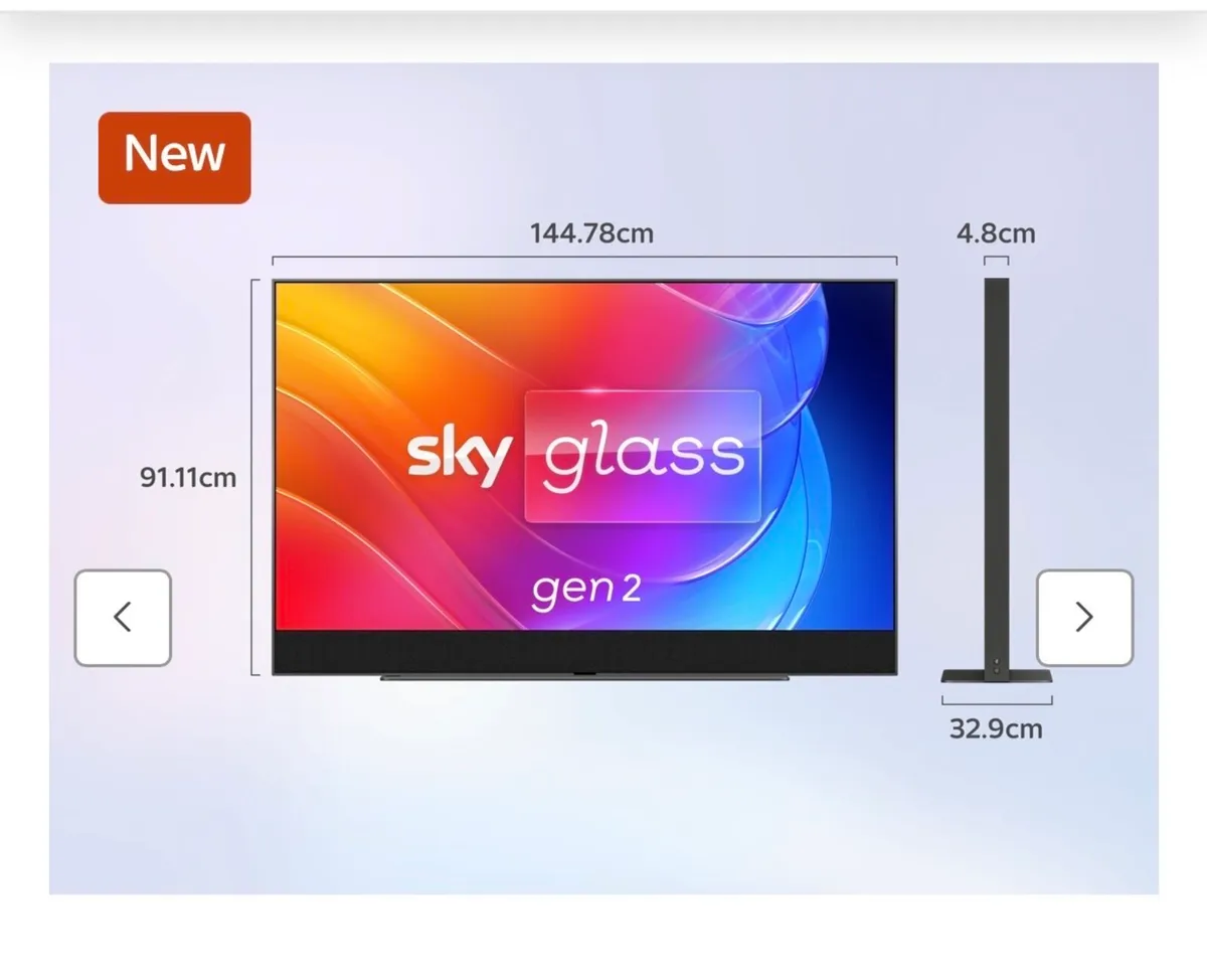 65 inch TV sky glass - Image 3