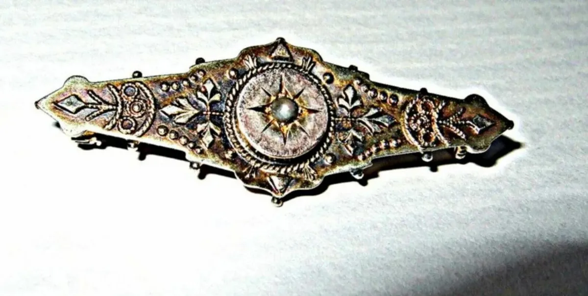 Vintage Hallmarked 9ct Gold Brooch / Tie Pin - Image 3