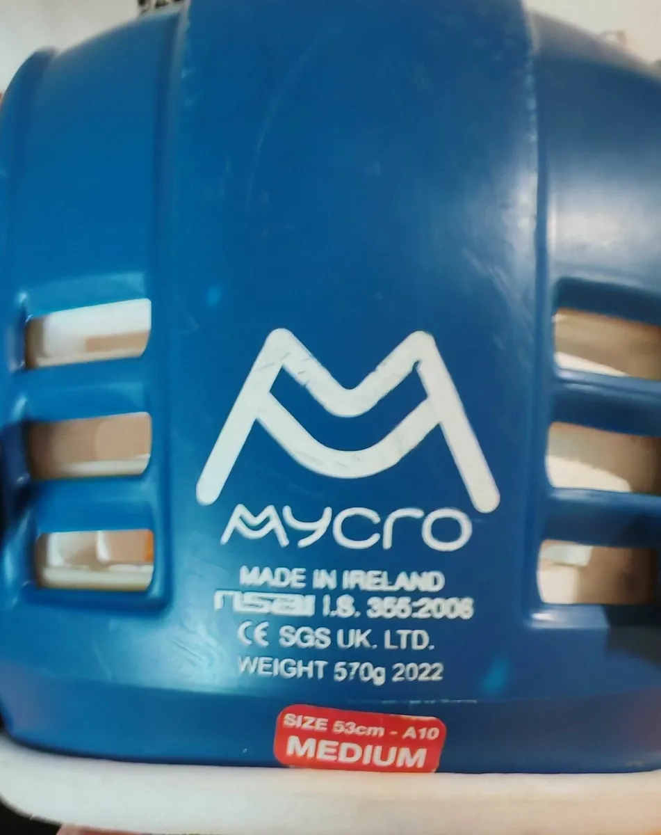 Mycro Kids Hurling Plain Colour Helmet (Used) - Image 2