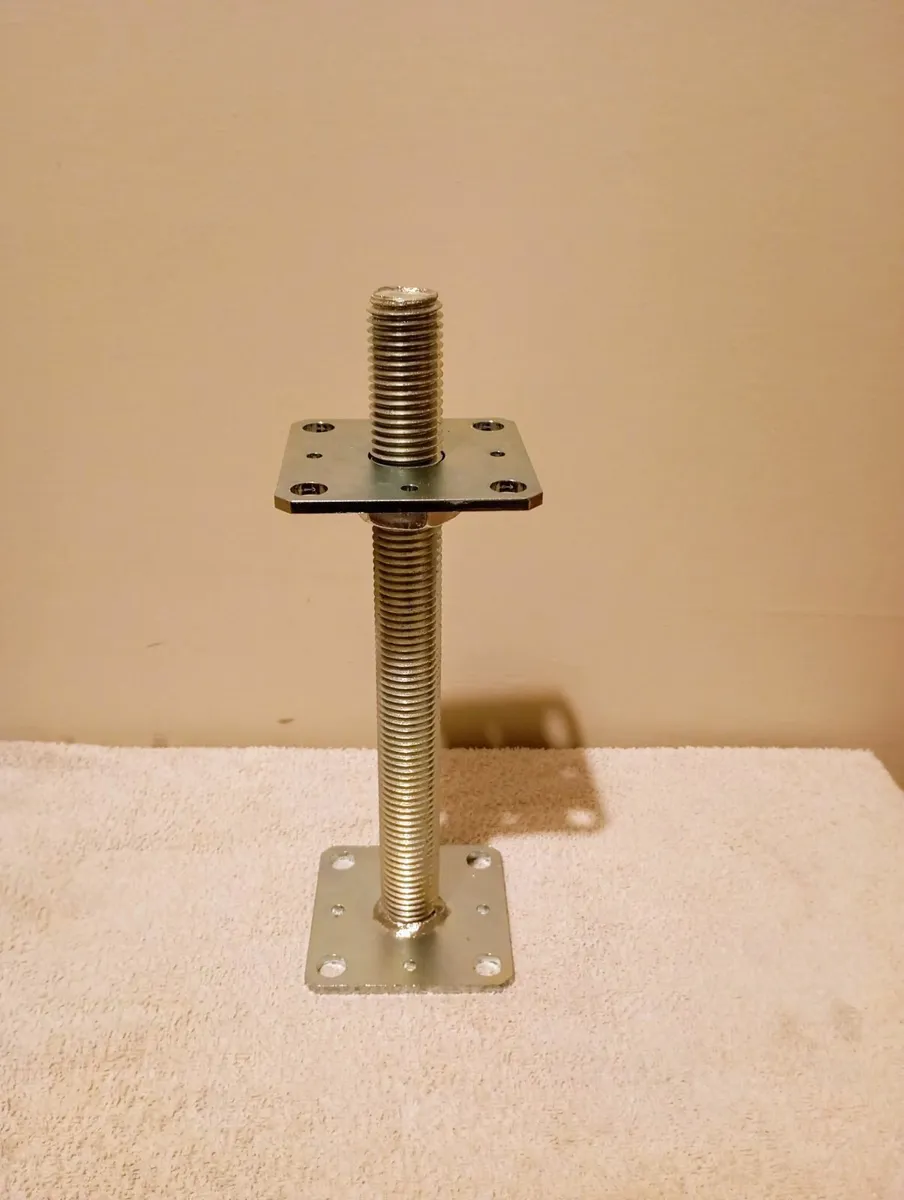 Galvanised Adjustable Elevate Post Supports - Image 2