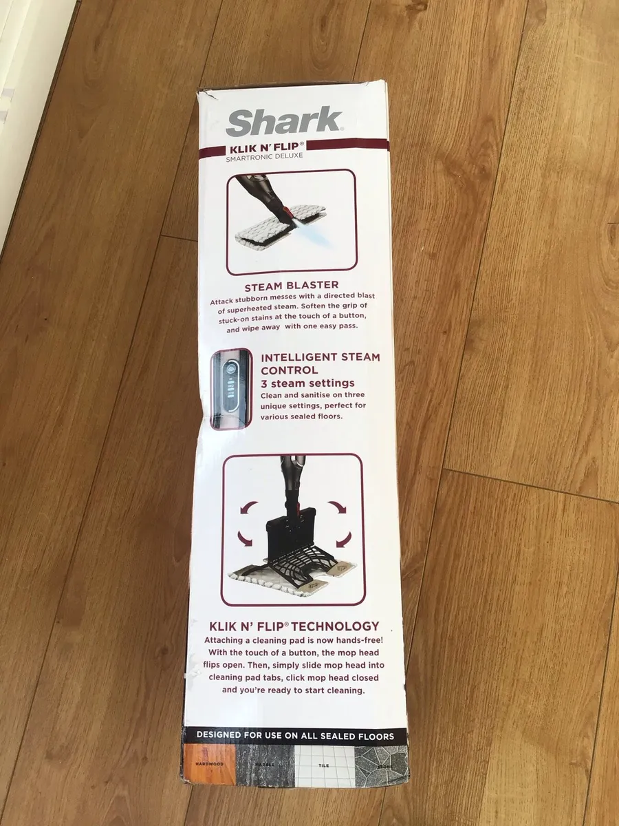 Shark flip n klic floor mop - Image 4
