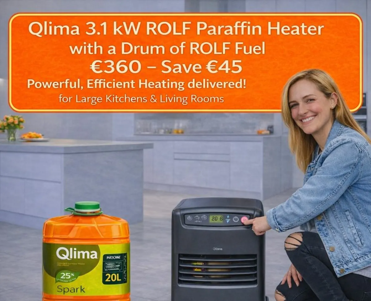 🔥 Qlima 3.1 kW  Laser Heater+ 20L  Paraffin Fuel - Image 1