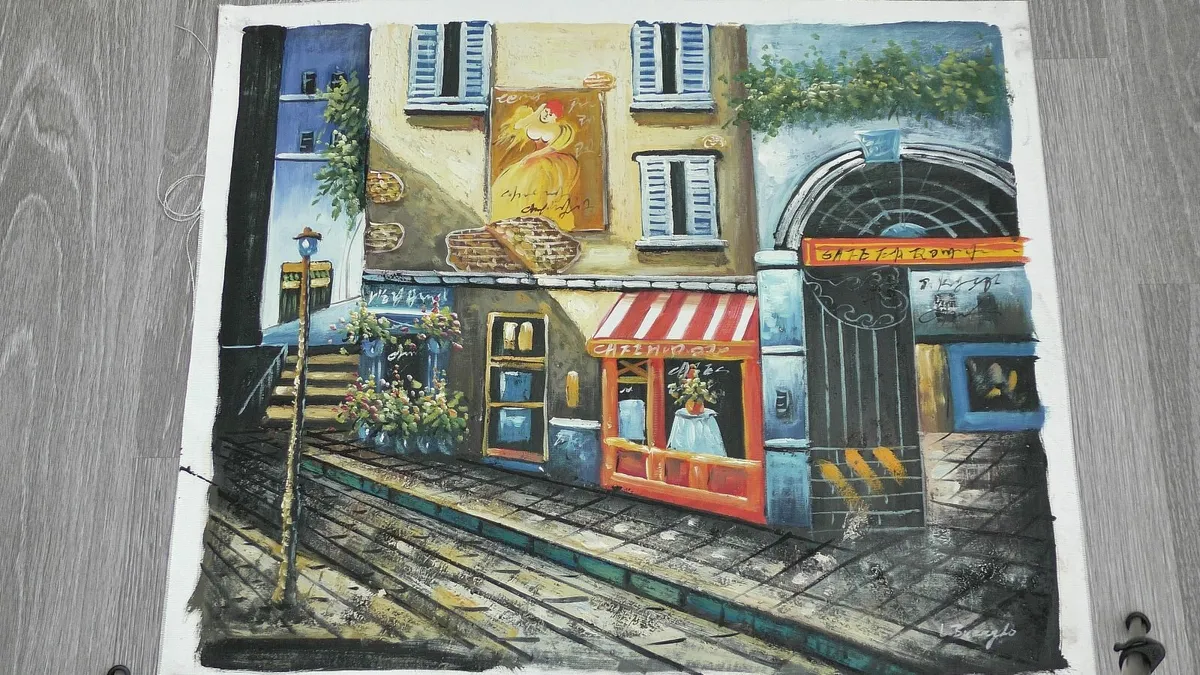 Oil Painting on Canvas.   Sign - Image 4