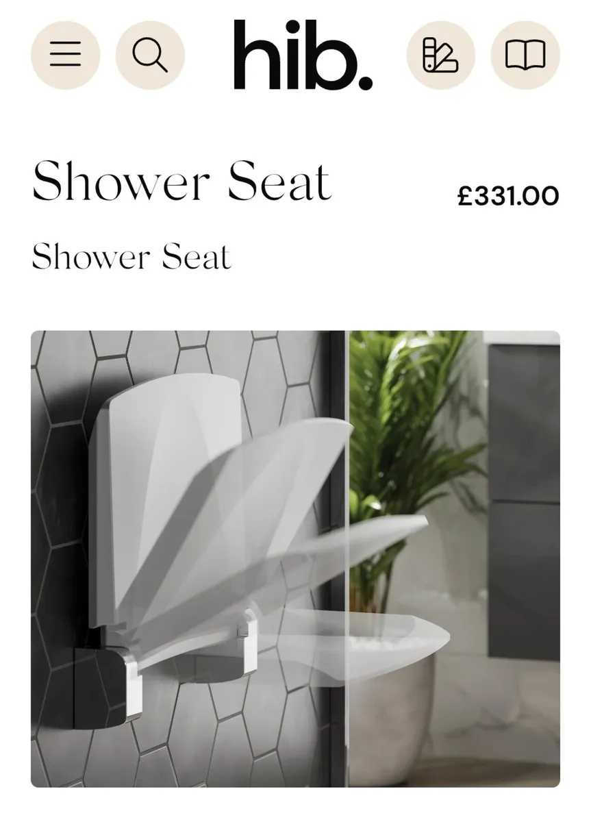 BRAND NEW SHOWER SEAT - Image 4