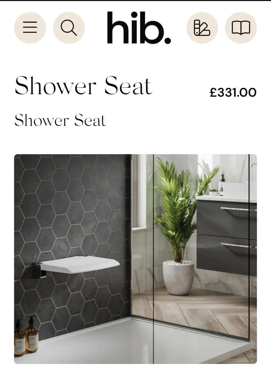 BRAND NEW SHOWER SEAT - Image 3