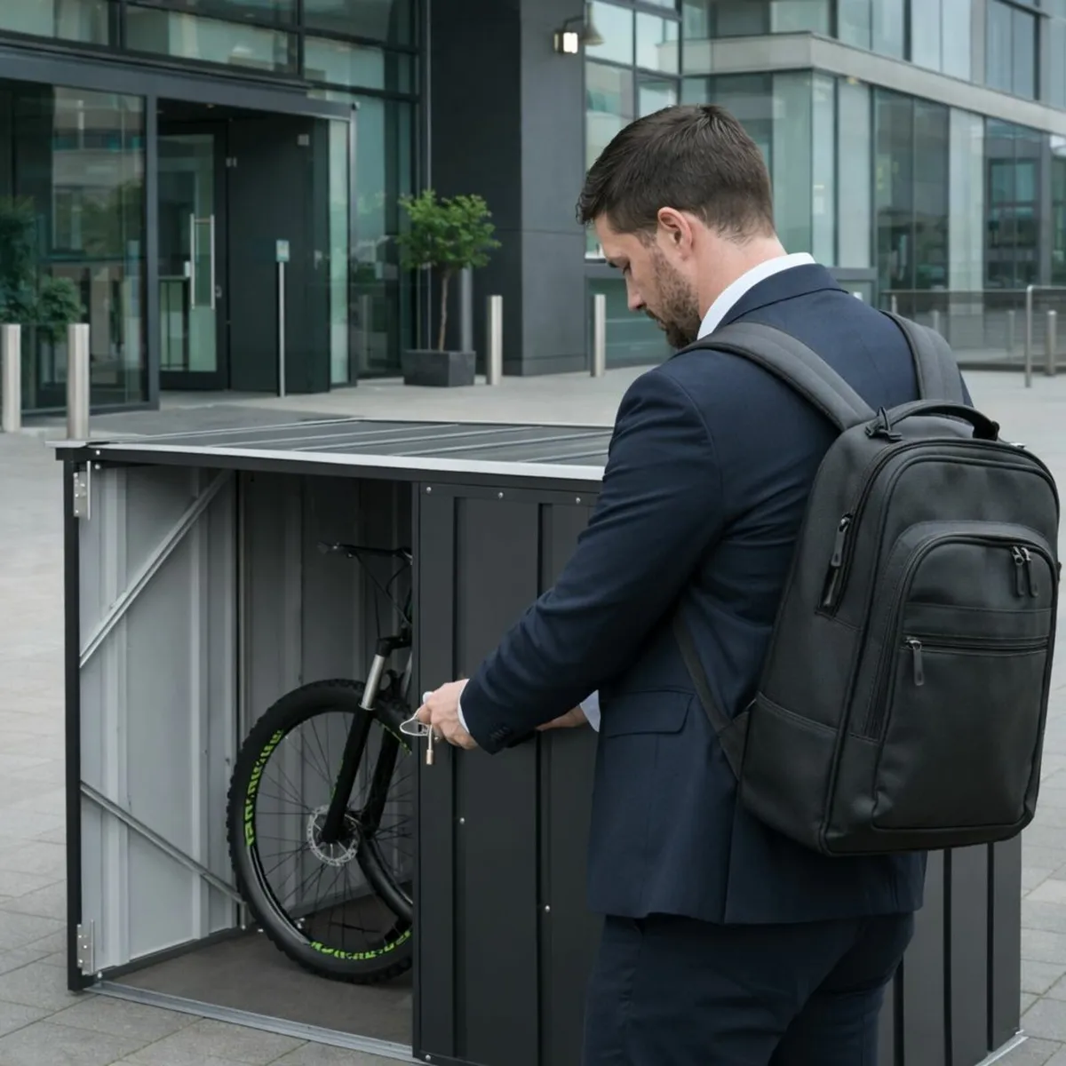 2🚲 Duramax 6×3 Steel Bicycle Store – Shed - Image 2