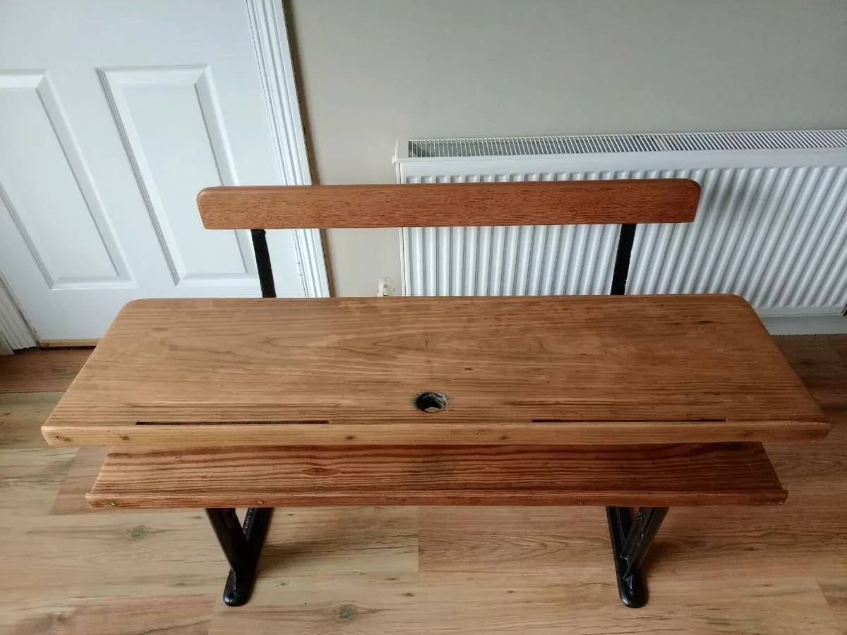 Vintage School Desk - Image 3