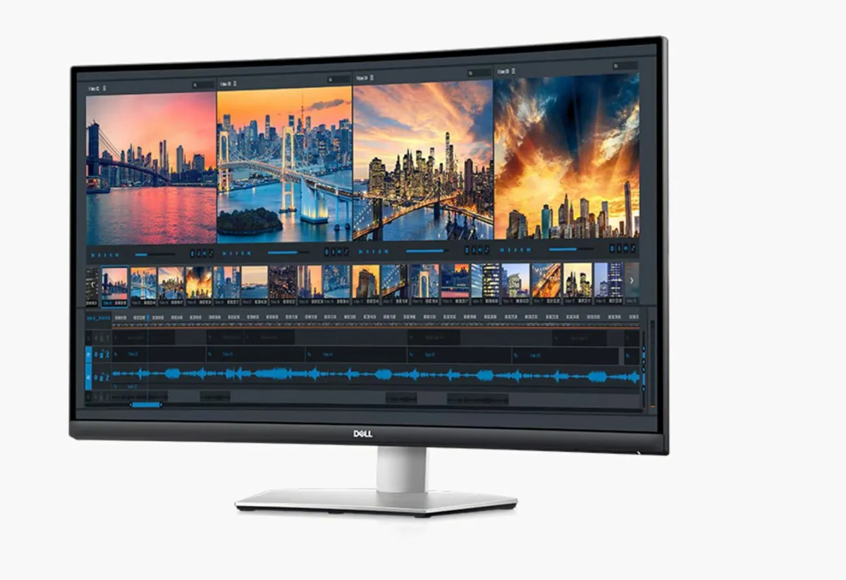 Dell 32" Curved 4K UHD Monitor - Image 1