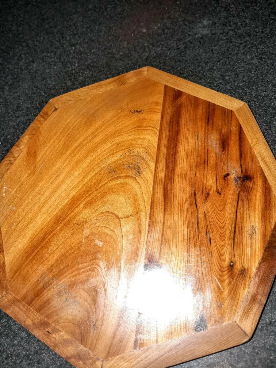 Octagonal wooden chessboard - Image 2