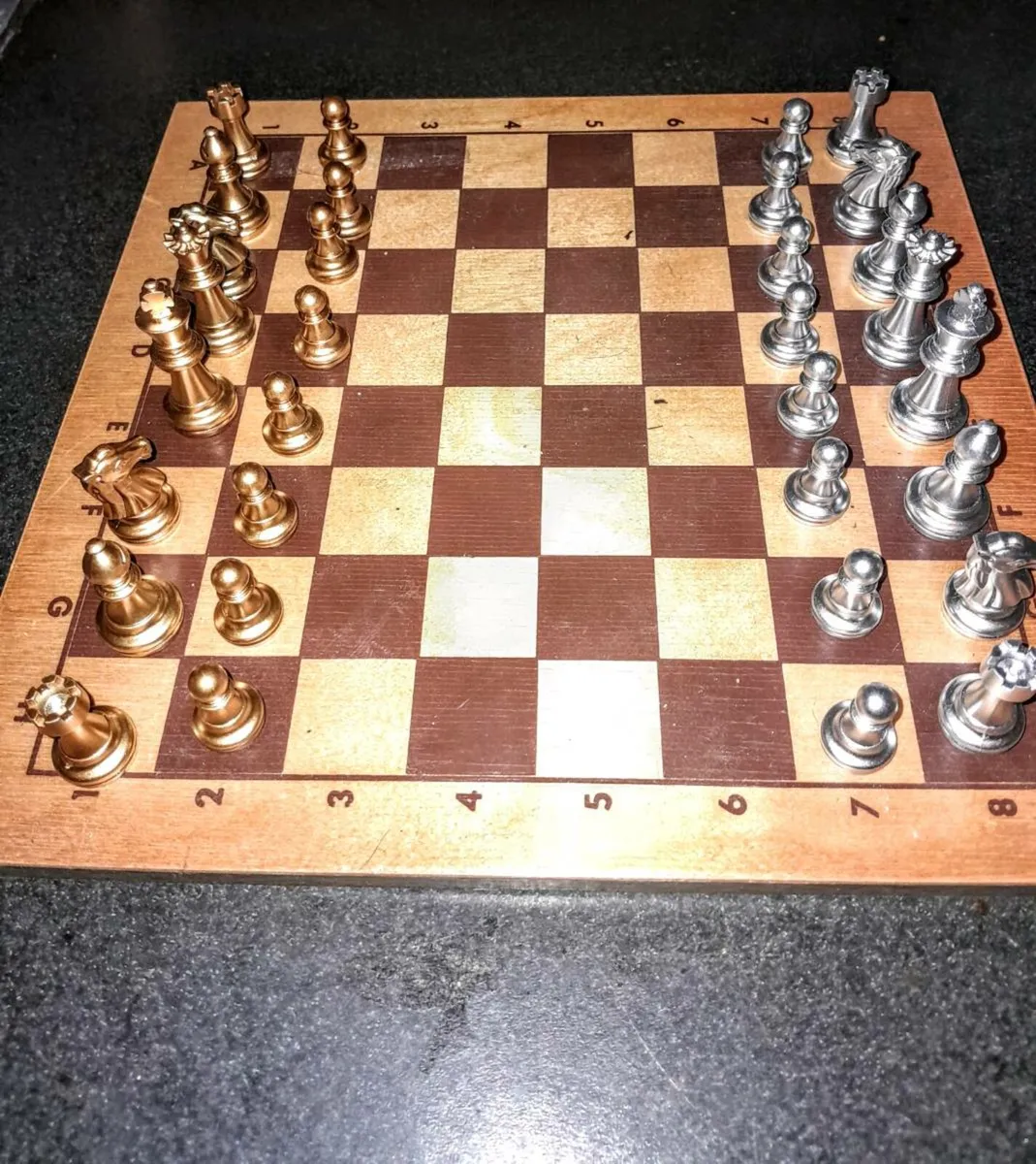 Wooden chessboard - Image 1