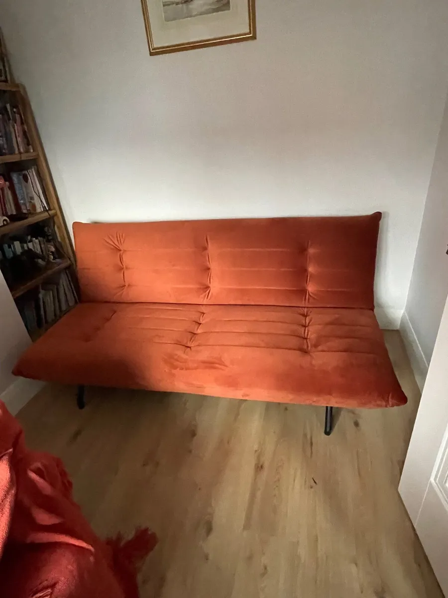 New Teracotta Sofa Bed for Sale - Image 2