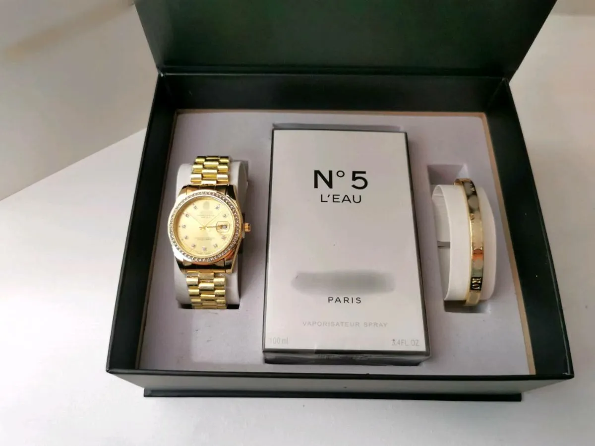 Watch Fragrance and bracelet set