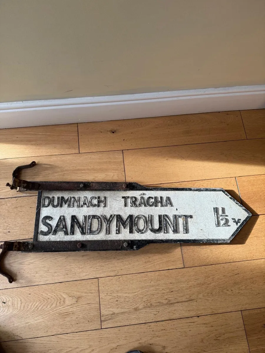 Original old road sign - Sandymount - Image 1