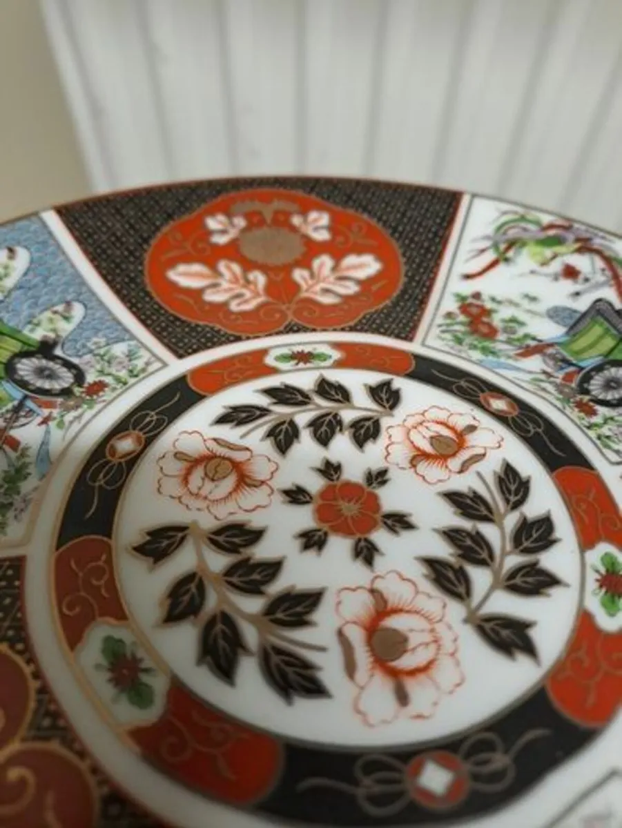 Imari rickshaw and phoenix plate - Image 4