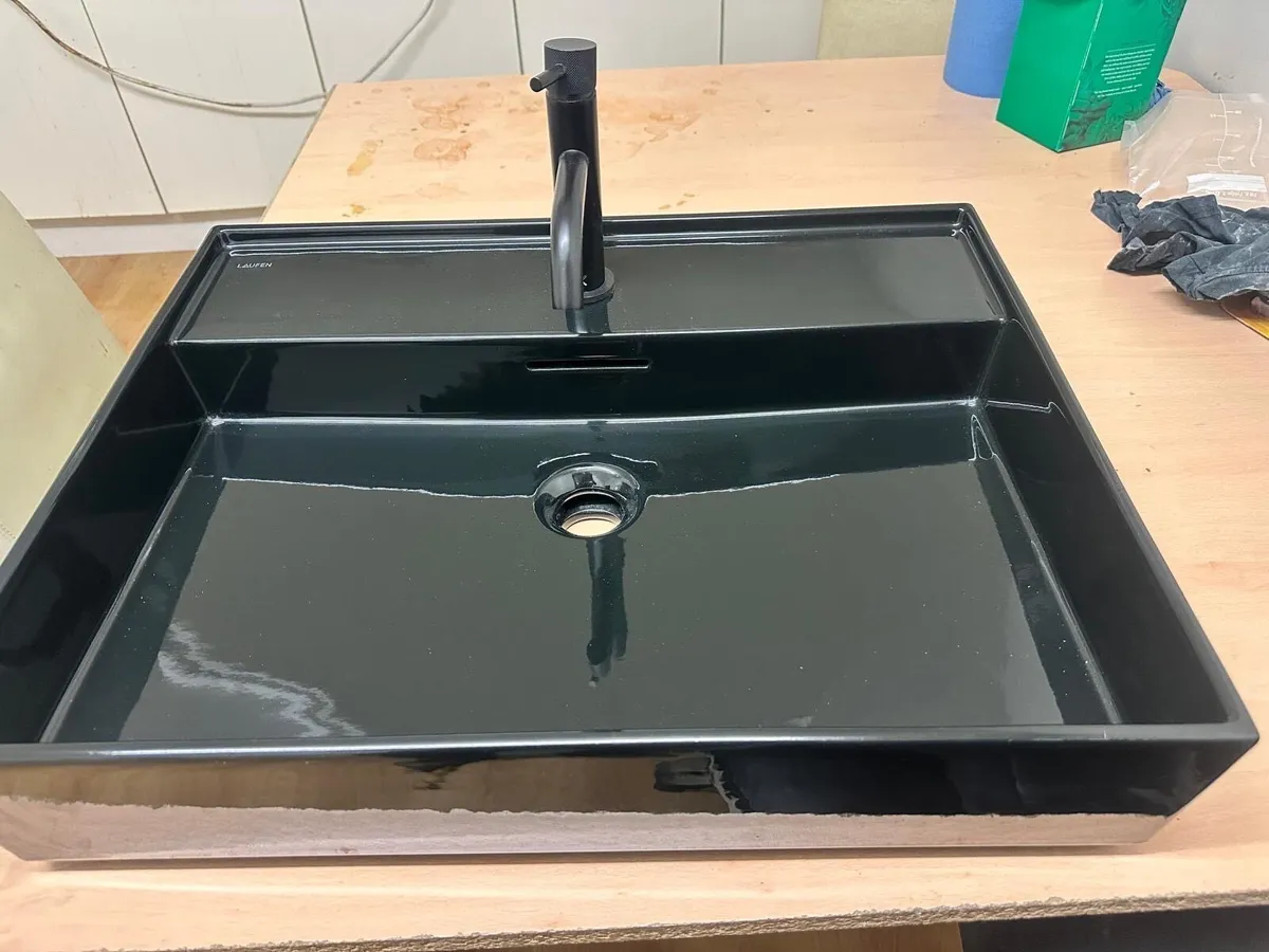 Sink Black Gloss Laufen - Image 1
