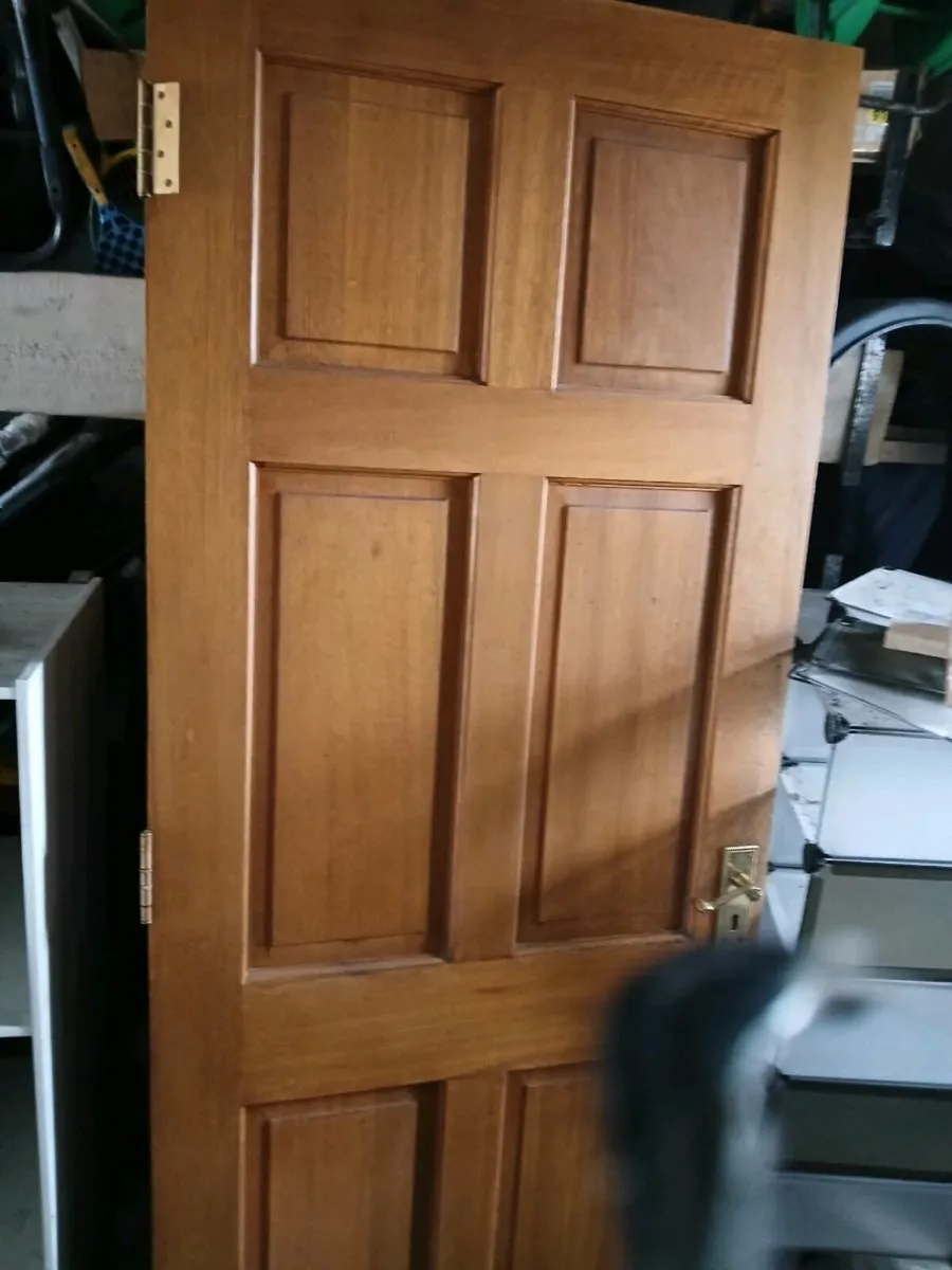 6 solid mahogany doors for sale - Image 2