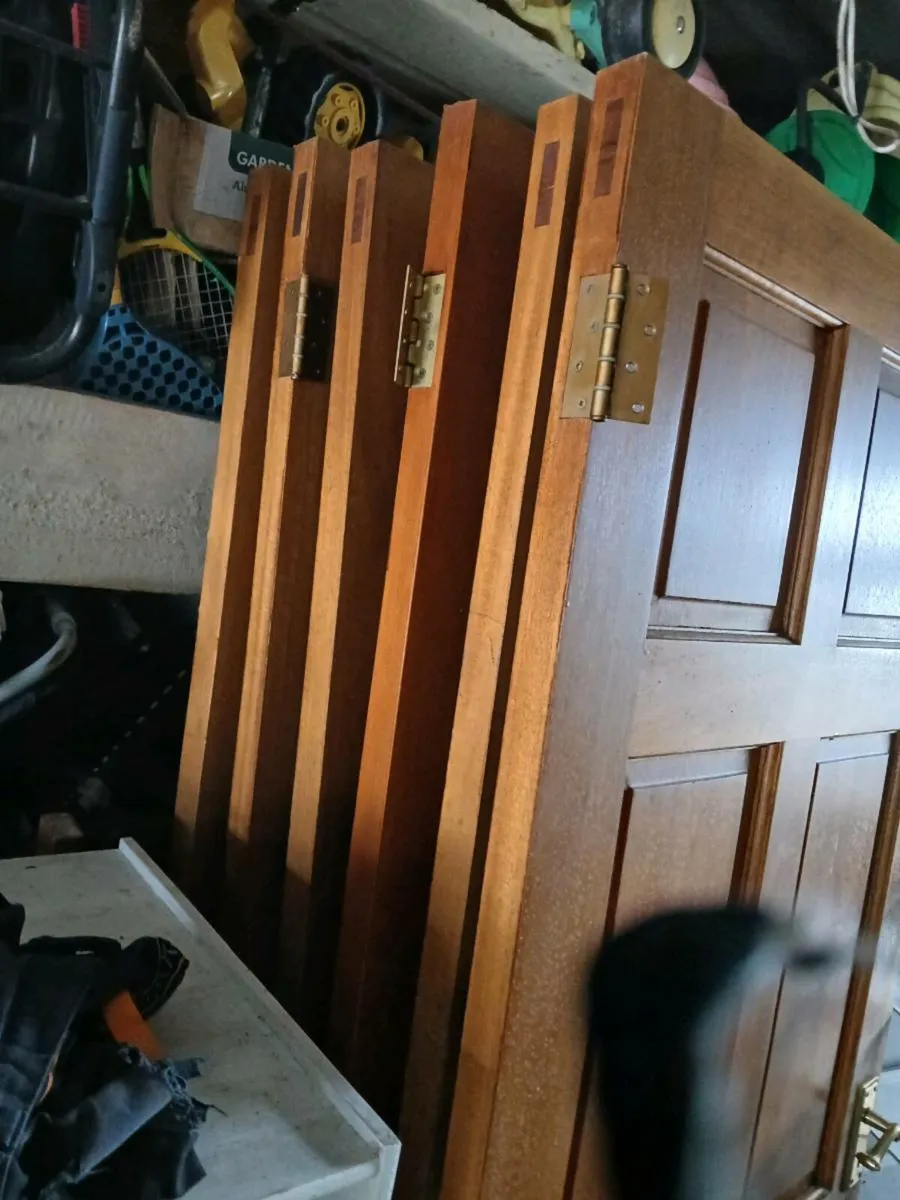 6 solid mahogany doors for sale - Image 3